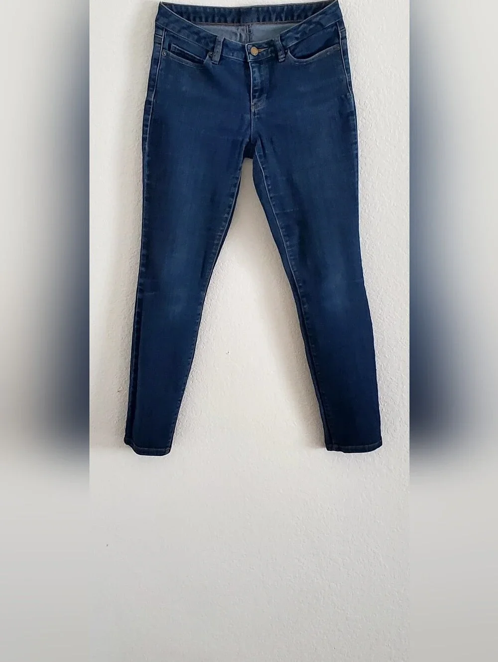 Michael Kors Dark Blue High-Rise Skinny Jeans
